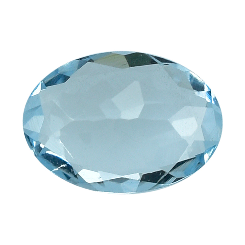 AQUAMARINE CUT OVAL (A++) (WINDOW) 7X5MM 0.55 Cts.