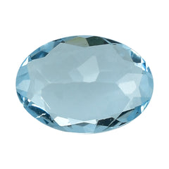 AQUAMARINE CUT OVAL (A++) (WINDOW) 7X5MM 0.55 Cts.