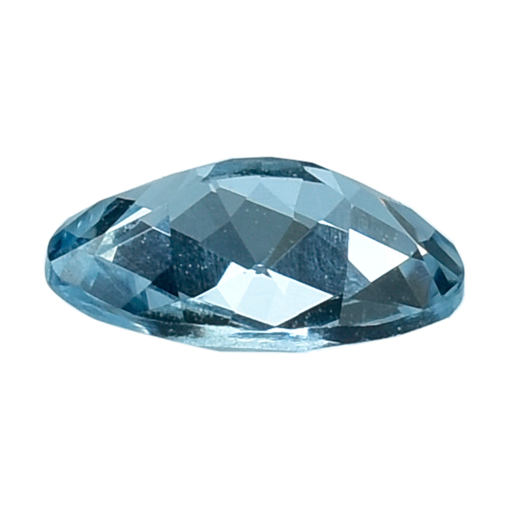 AQUAMARINE CHECEKR CUT OVAL (A++) 7X5MM 0.61 Cts.