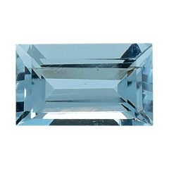 AQUAMARINE CUT BAGUETTE (A++) 5X3MM 0.29 Cts.
