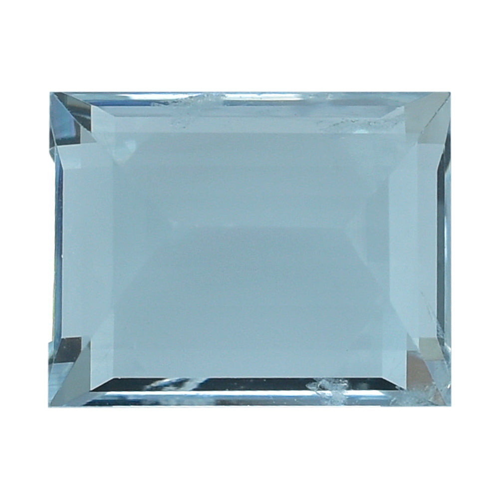 AQUAMARINE CUT BAGUETTE (C/SI) 9X7MM 2.56 Cts.