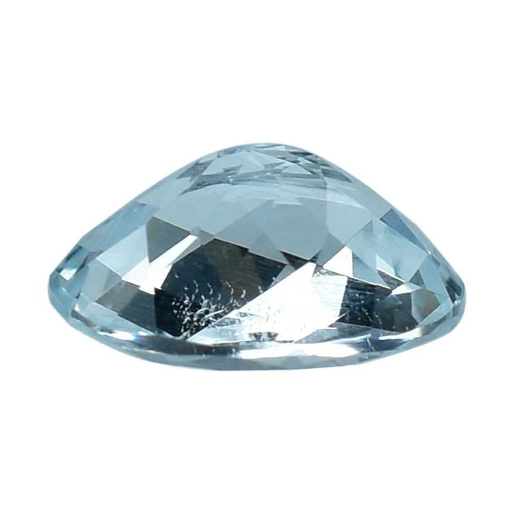 AQUAMARINE CHECKER CUT OVAL (C/SI) 9X7MM 1.81 Cts.