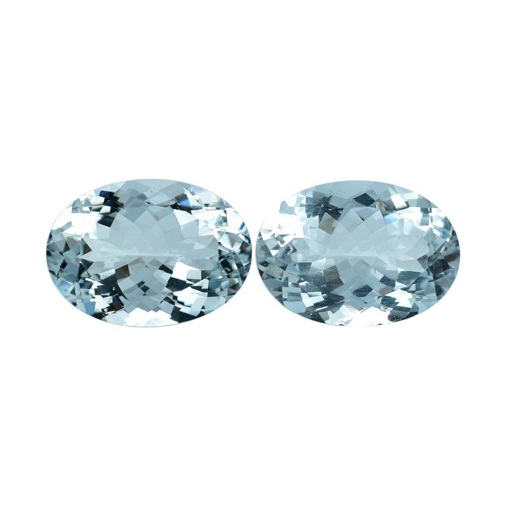 AQUAMARINE CUT OVAL (C/SI) 14X10MM 5.17 Cts.