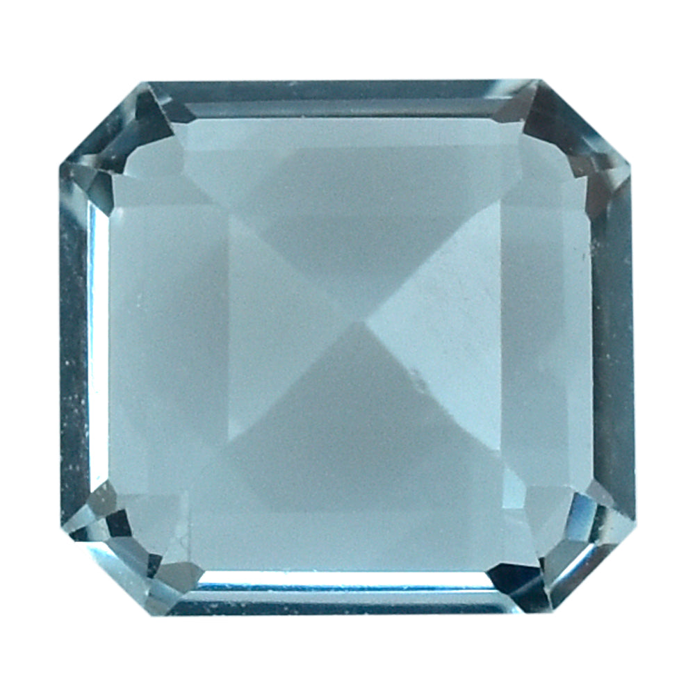 AQUAMARINE CUT OCTAGON (C/SI) 5X4.50MM 0.57 Cts.