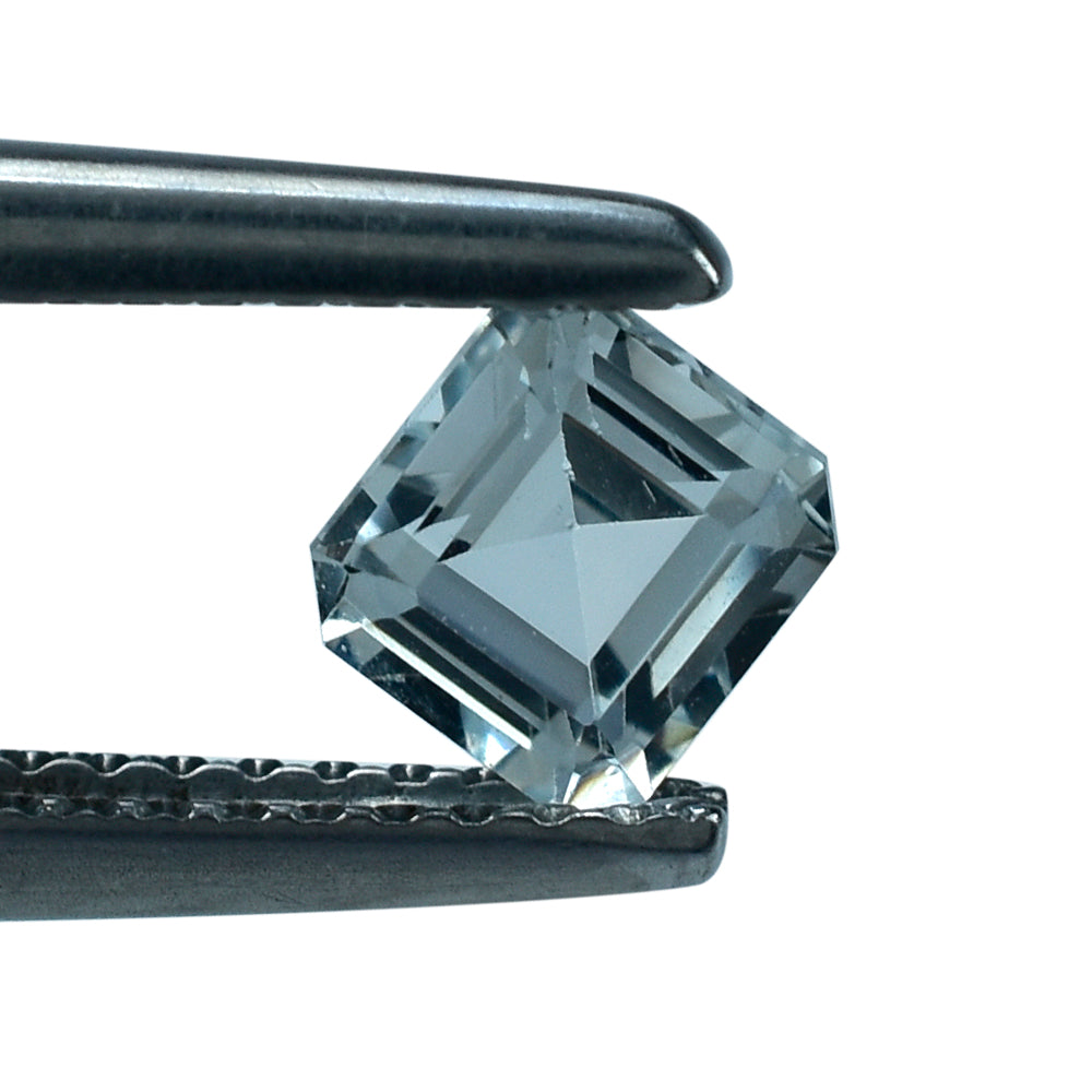 AQUAMARINE CUT OCTAGON (C/SI) 5X4.50MM 0.57 Cts.