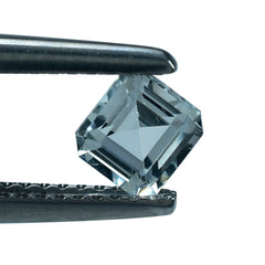 AQUAMARINE CUT OCTAGON (C/SI) 5X4.50MM 0.57 Cts.