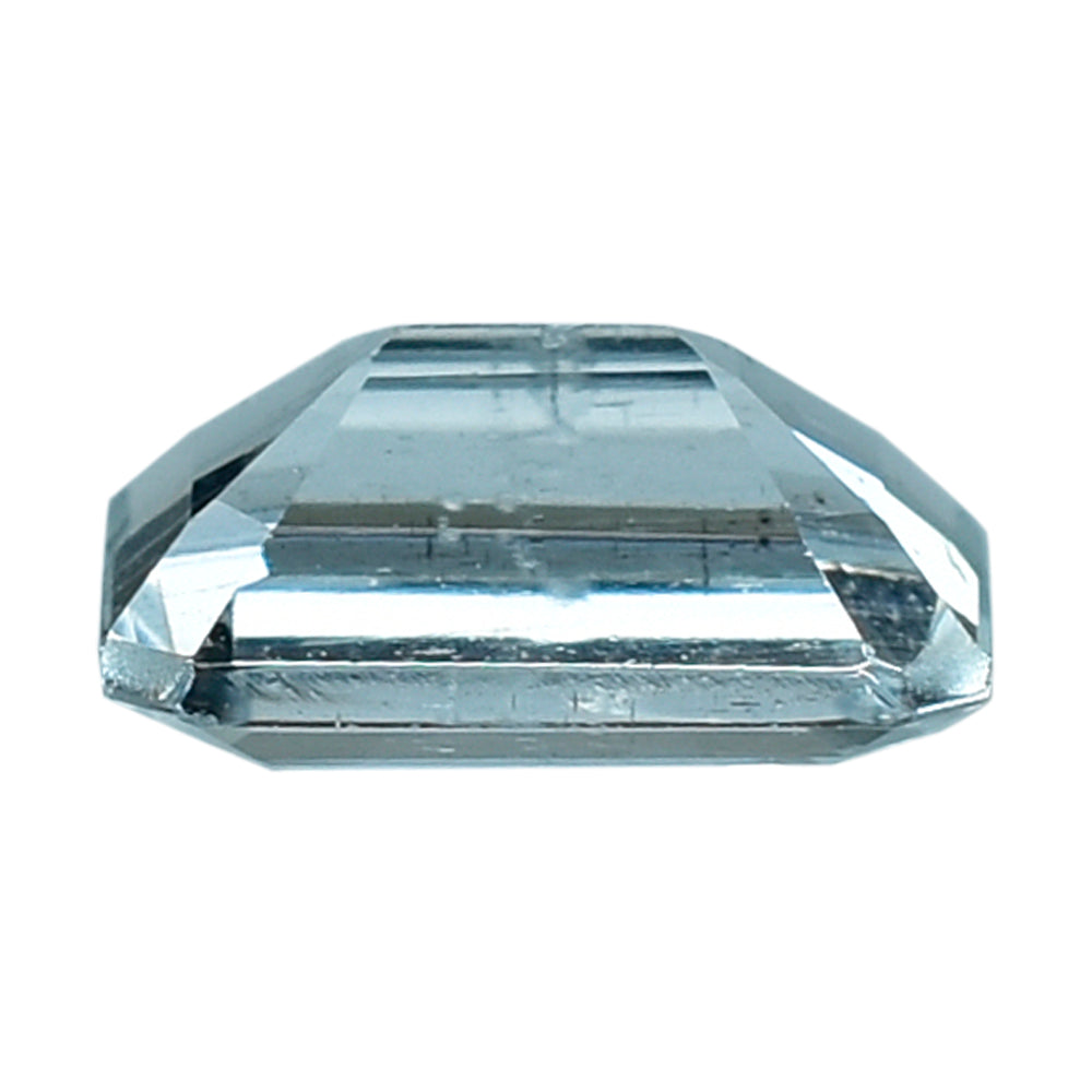 AQUAMARINE CUT OCTAGON (C/SI) 7X5MM 0.91 Cts.