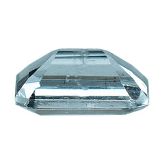 AQUAMARINE CUT OCTAGON (C/SI) 7X5MM 0.91 Cts.