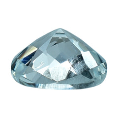 AQUAMARINE CHECKER CUT CUSHIION (C/SI) 8MM 1.70 Cts.