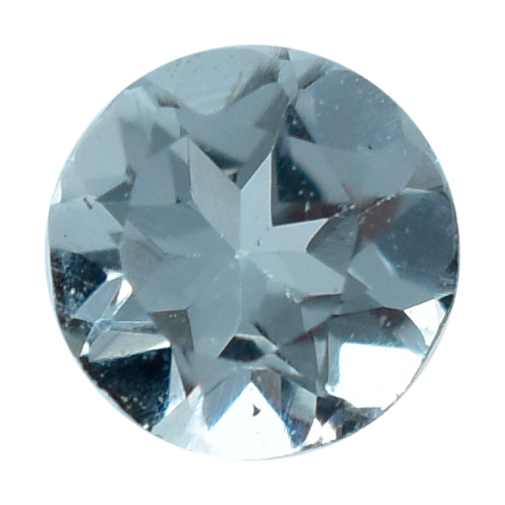 AQUAMARINE CUT ROUND (C/SI) 3MM 0.10 Cts.