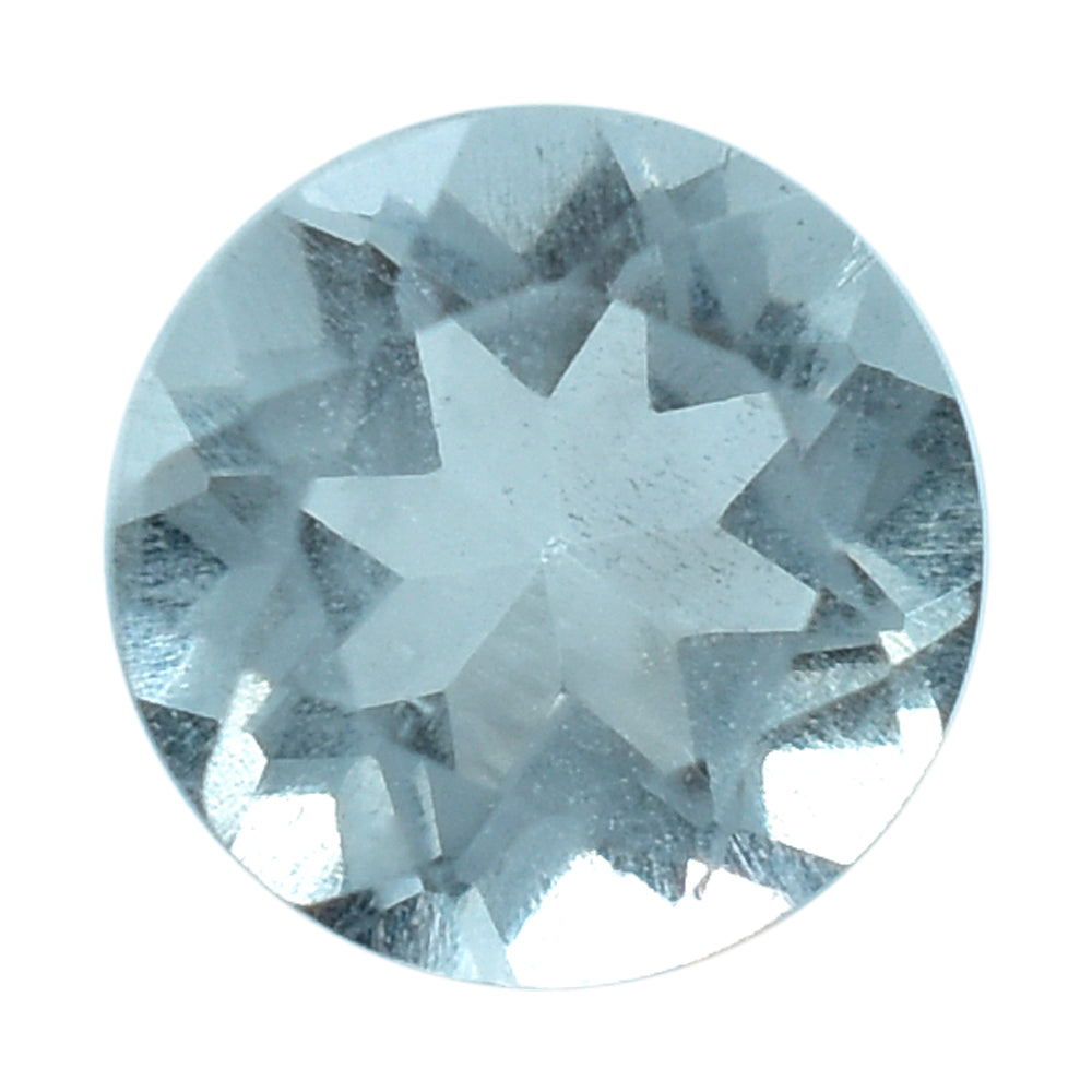 AQUAMARINE CUT ROUND (C/SI) 4.50MM 0.35 Cts.