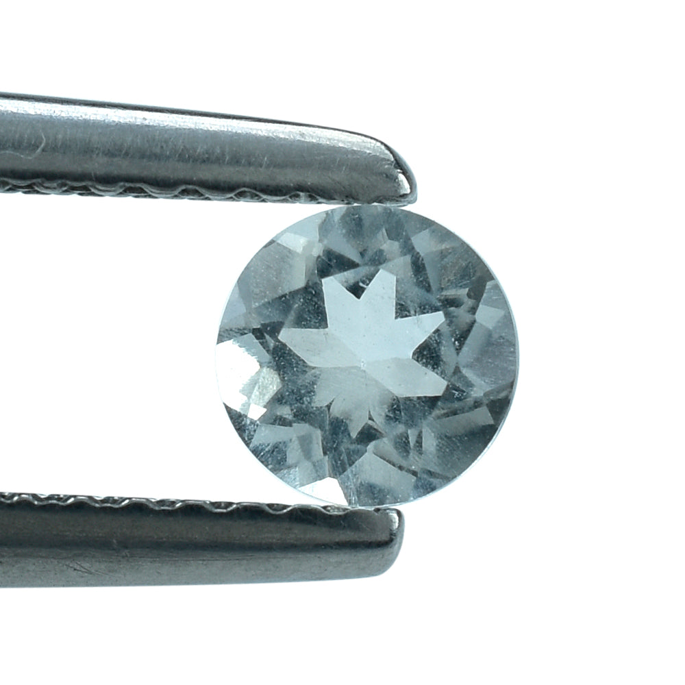 AQUAMARINE CUT ROUND (C/SI) 4.50MM 0.35 Cts.