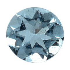 AQUAMARINE CUT ROUND (B/SI) 3.50MM 0.12 Cts.