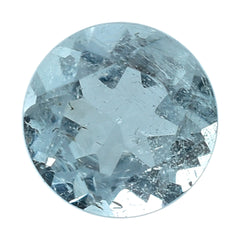AQUAMARINE CUT ROUND (B/HI) 4.50MM 0.33 Cts.
