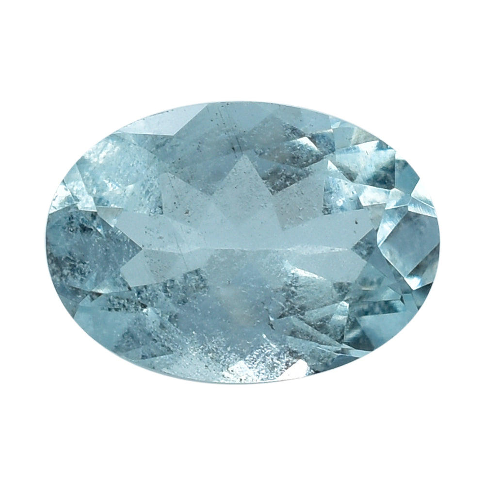 AQUAMARINE CUT OVAL (B/HI) 7X5MM 0.68 Cts.