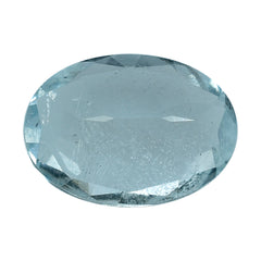 AQUAMARINE CUT OVAL (B/HI) 7X5MM 0.68 Cts.