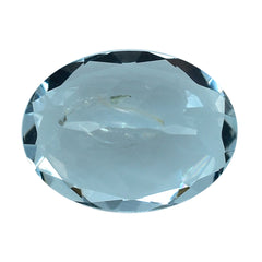 AQUAMARINE CUT OVAL (B/HI) 8X6MM 1.12 Cts.