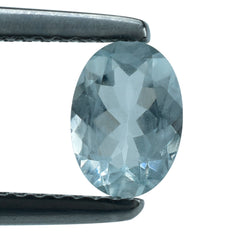 AQUAMARINE CUT OVAL (C/HI) 7X5MM 0.68 Cts.