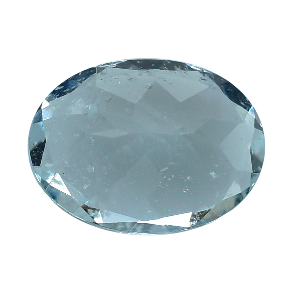 AQUAMARINE CUT OVAL (C/HI) 8X6MM 1.26 Cts.