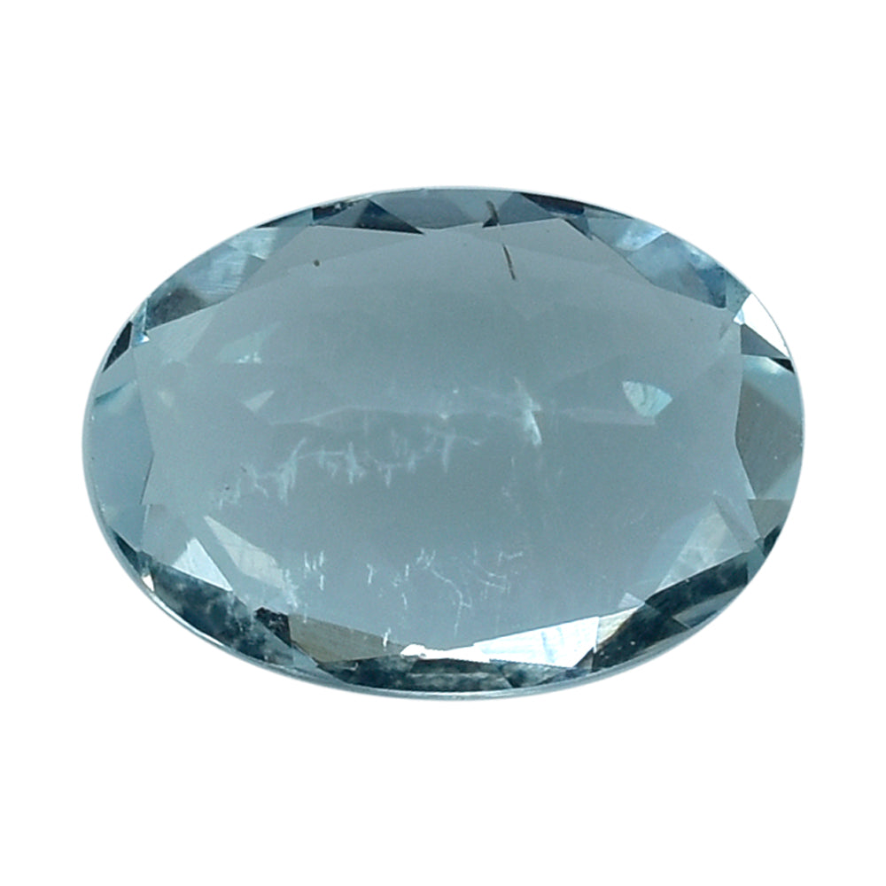 AQUAMARINE CUT OVAL (A/HI) 7X5MM 0.71 Cts.