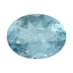 AQUAMARINE CUT OVAL (A/HI) 9X7MM 1.45 Cts.