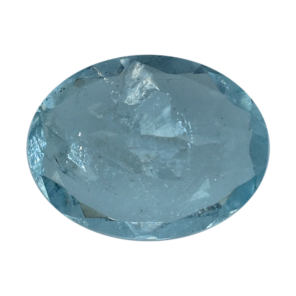 AQUAMARINE CUT OVAL (A/HI) 9X7MM 1.45 Cts.