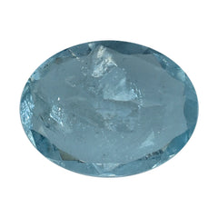 AQUAMARINE CUT OVAL (A/HI) 9X7MM 1.45 Cts.