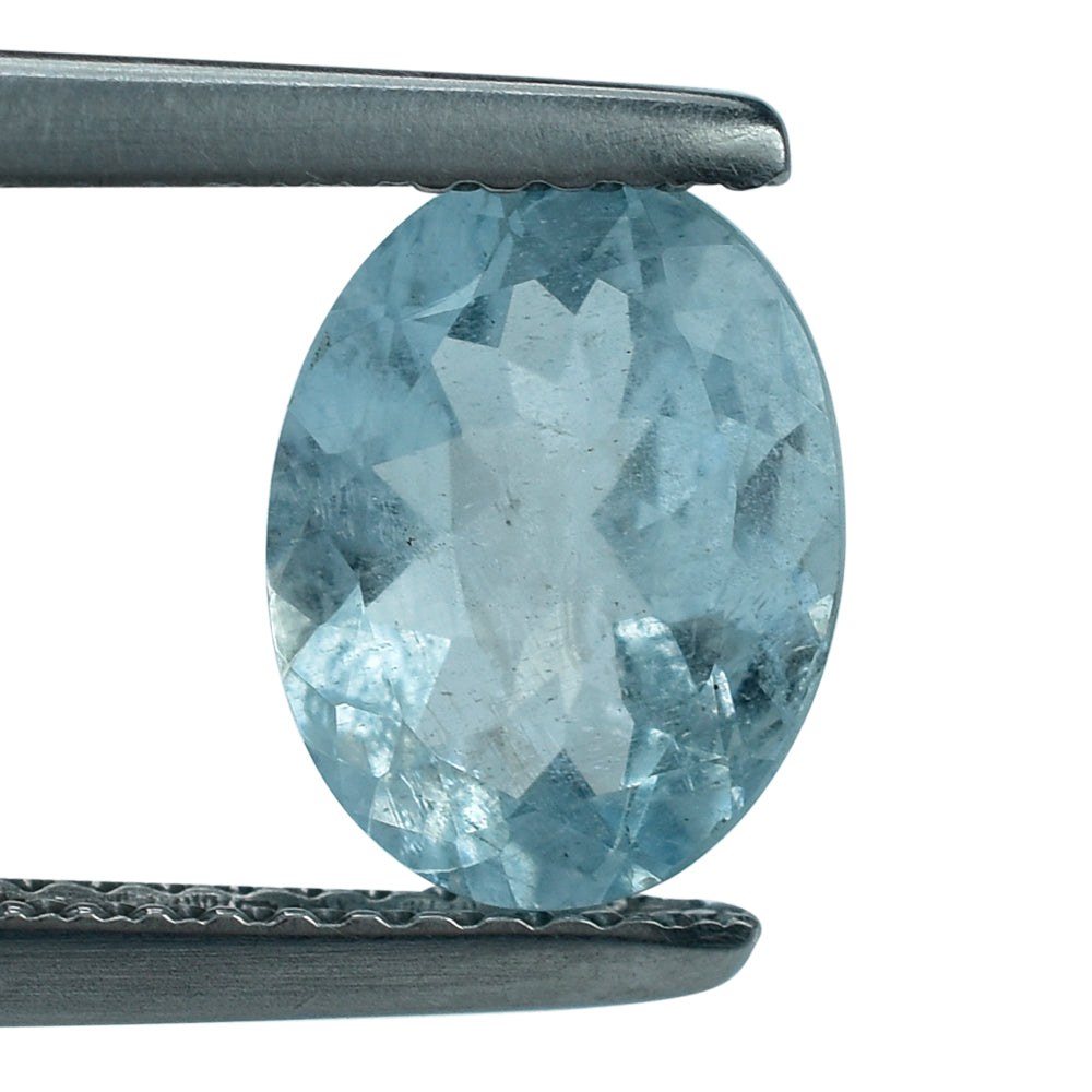 AQUAMARINE CUT OVAL (A/HI) 9X7MM 1.45 Cts.