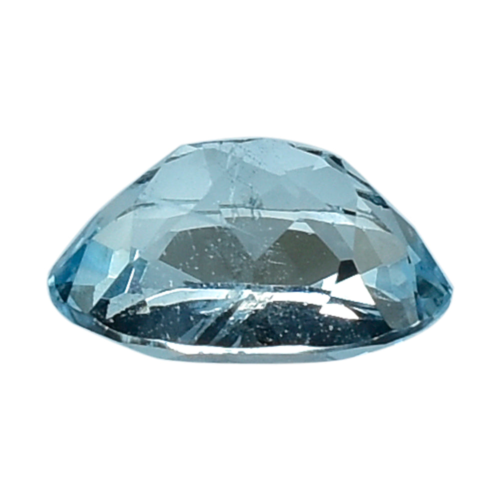 AQUAMARINE CUT OVAL (A+/HI) 7X5MM 0.75 Cts.