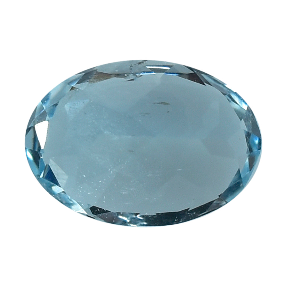 AQUAMARINE CUT OVAL (A+/HI) 7X5MM 0.75 Cts.