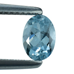 AQUAMARINE CUT OVAL (A+/HI) 7X5MM 0.75 Cts.