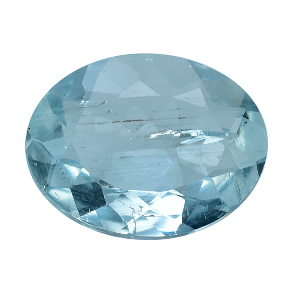 AQUAMARINE CUT OVAL (A+/HI) (WINDOW) 9X7MM 1.34 Cts.