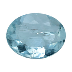 AQUAMARINE CUT OVAL (A+/HI) (WINDOW) 9X7MM 1.34 Cts.