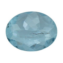 AQUAMARINE CUT OVAL (A+/HI) (WINDOW) 9X7MM 1.34 Cts.
