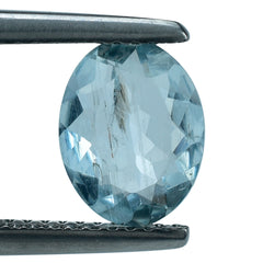 AQUAMARINE CUT OVAL (A+/HI) (WINDOW) 9X7MM 1.34 Cts.