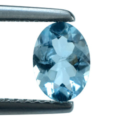 AQUAMARINE CUT OVAL (A++/HI) 7X5MM 0.65 Cts.