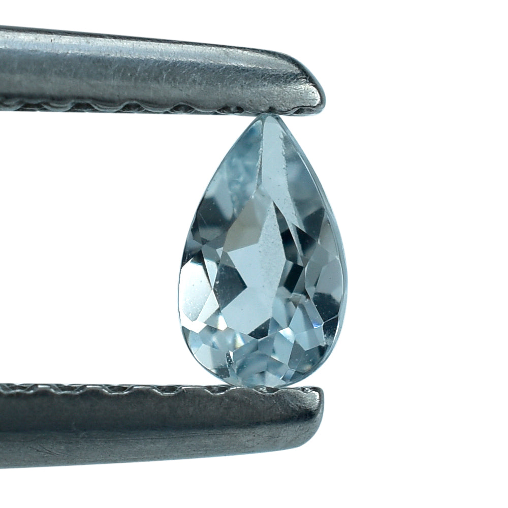 AQUAMARINE CUT PEAR (C) 4.50X3MM 0.13 Cts.