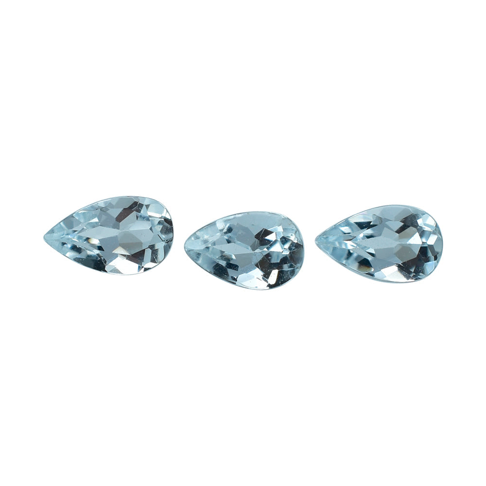AQUAMARINE CUT PEAR (C) 4.50X3MM 0.13 Cts.