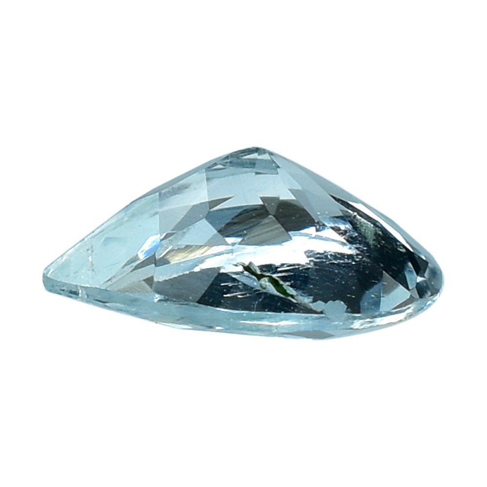 AQUAMARINE CUT PEAR (C) (WINDOW) 7X5MM 0.53 Cts.