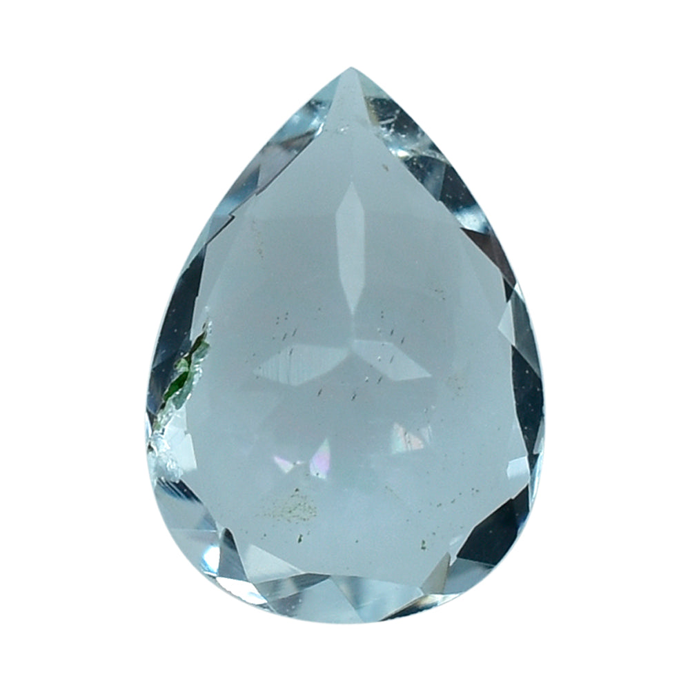 AQUAMARINE CUT PEAR (C) (WINDOW) 7X5MM 0.53 Cts.