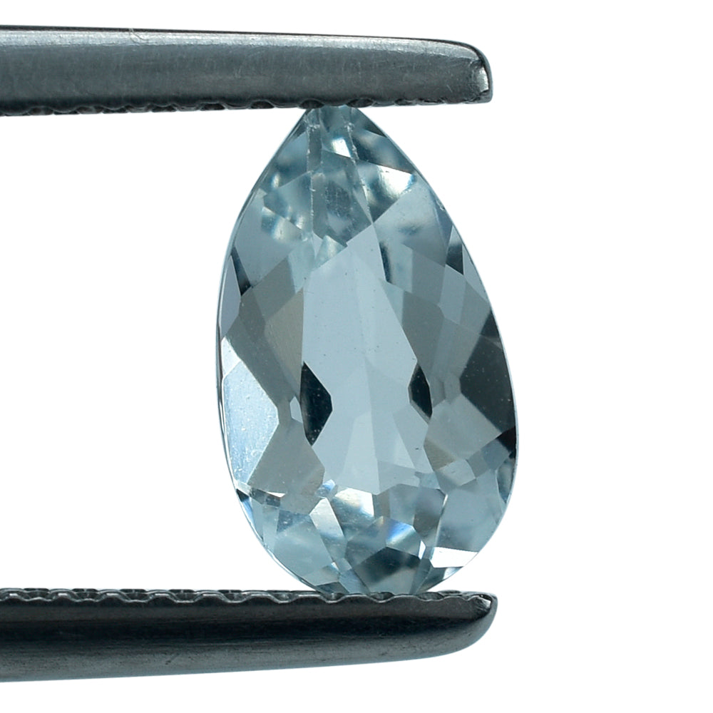 AQUAMARINE CUT PEAR (C) 9X5MM 1.03 Cts.