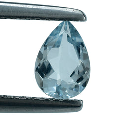 AQUAMARINE CUT PEAR (B) 7X5MM 0.56 Cts.