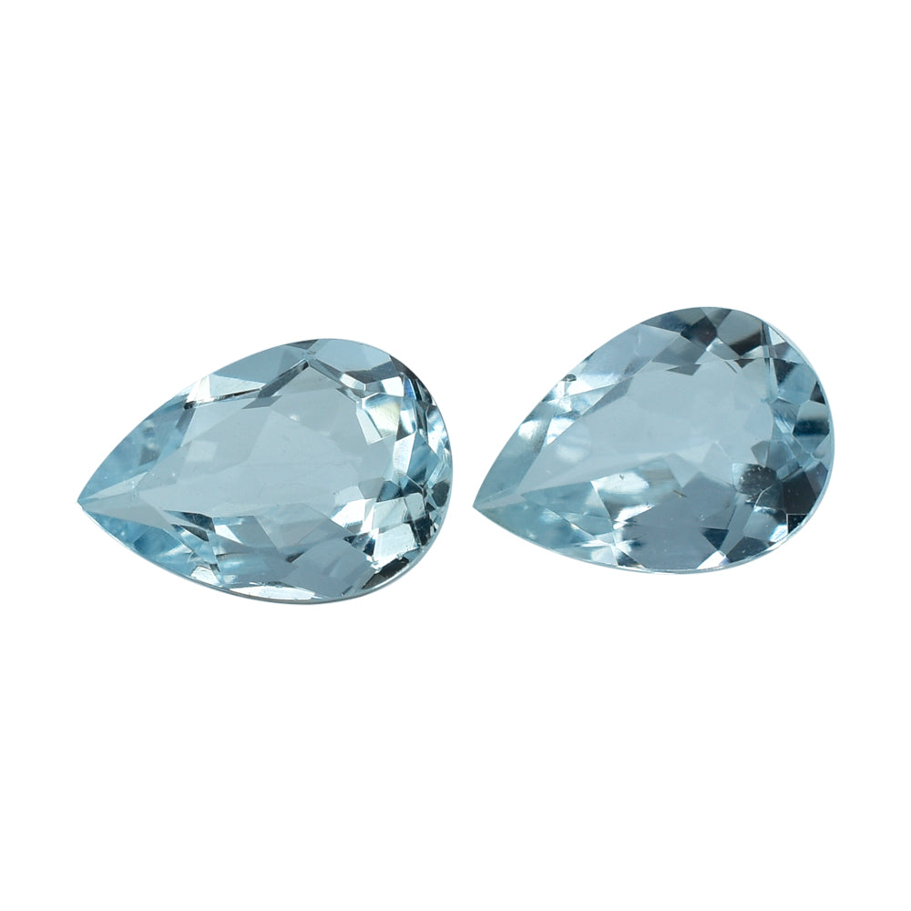 AQUAMARINE CUT PEAR (B) 7X5MM 0.56 Cts.