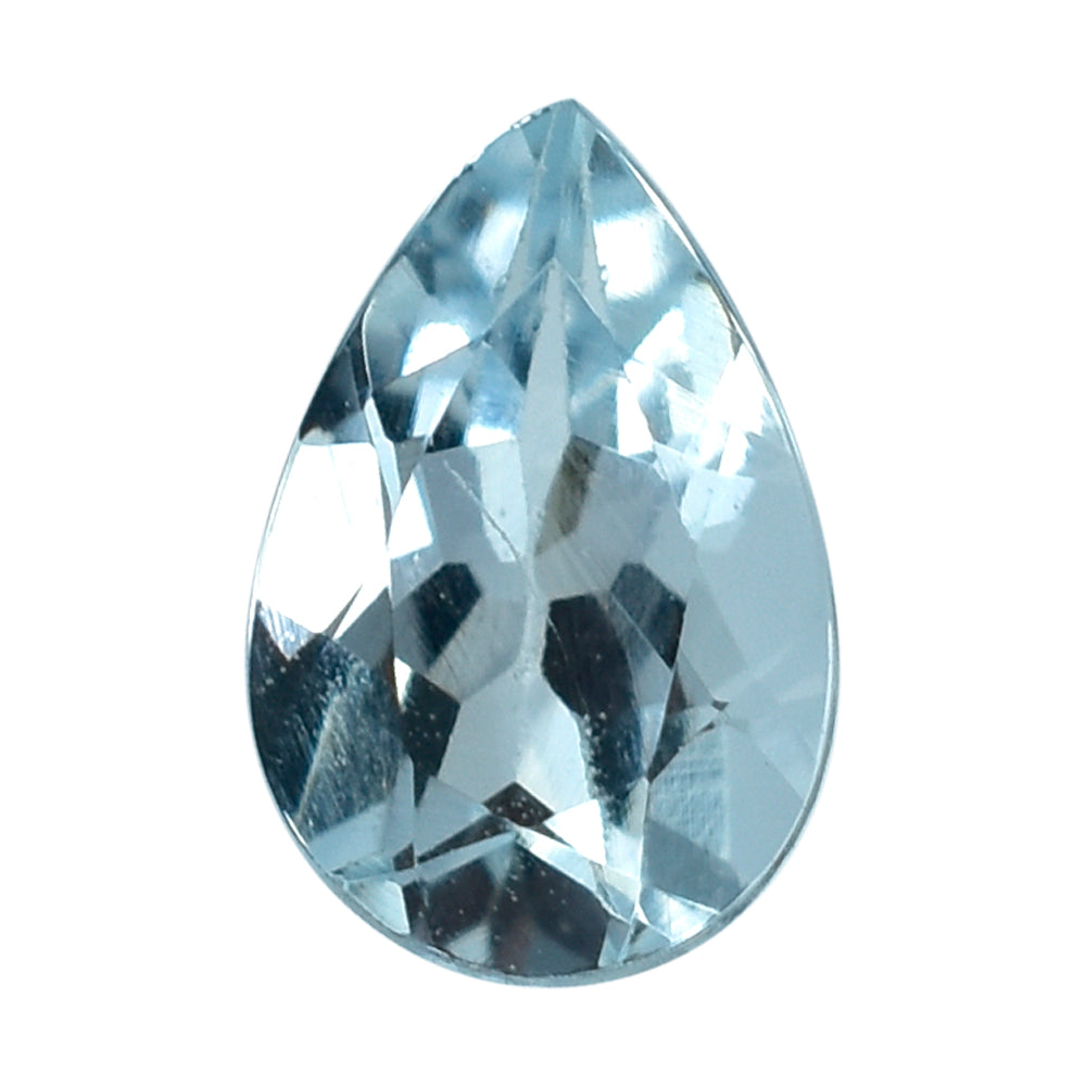 AQUAMARINE CUT PEAR (B) 6X4MM 0.41 Cts.