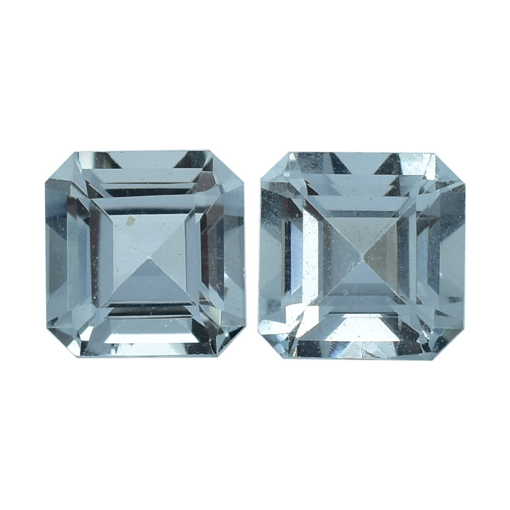 AQUAMARINE CUT SQUARE-OCTAGON (B) 4.50MM 0.40 Cts.