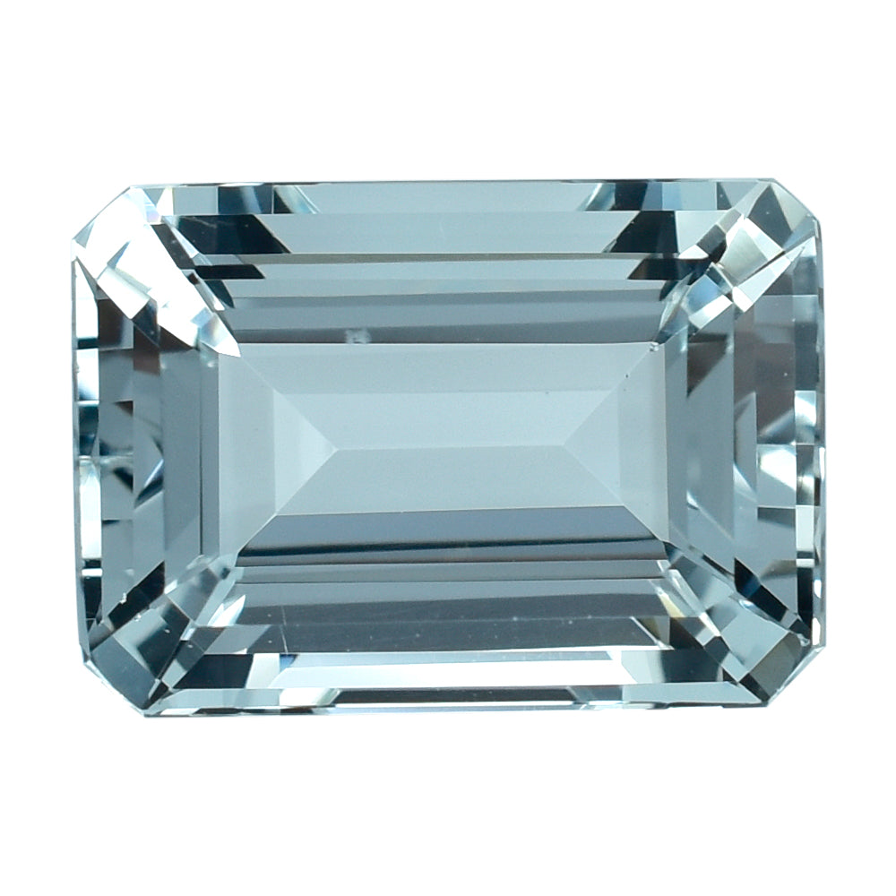 AQUAMARINE STEP CUT OCTAGON (C) 14X10MM 6.17 Cts.