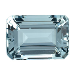 AQUAMARINE STEP CUT OCTAGON (C) 14X10MM 6.17 Cts.