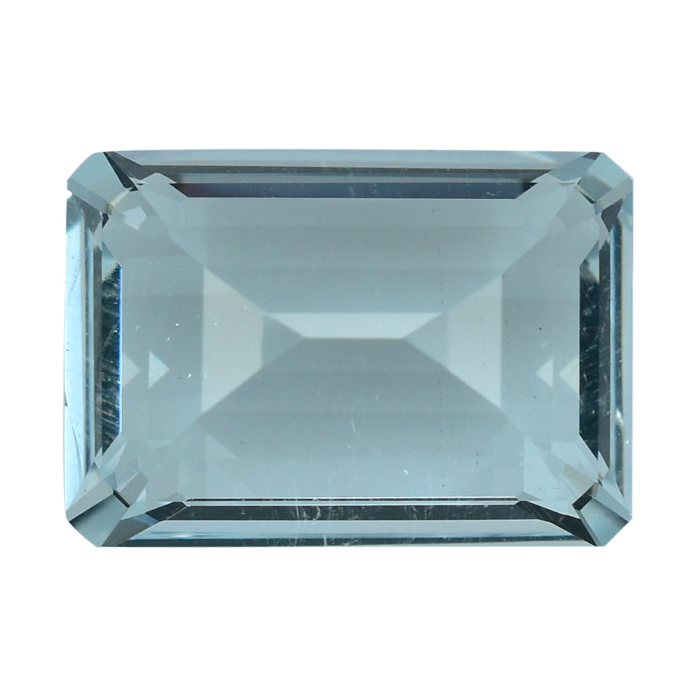 AQUAMARINE STEP CUT OCTAGON (C) 13X9MM 5.15 Cts.