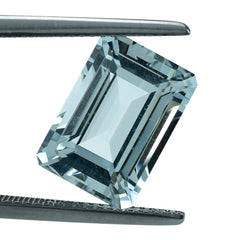AQUAMARINE STEP CUT OCTAGON (C) 13X9MM 5.15 Cts.