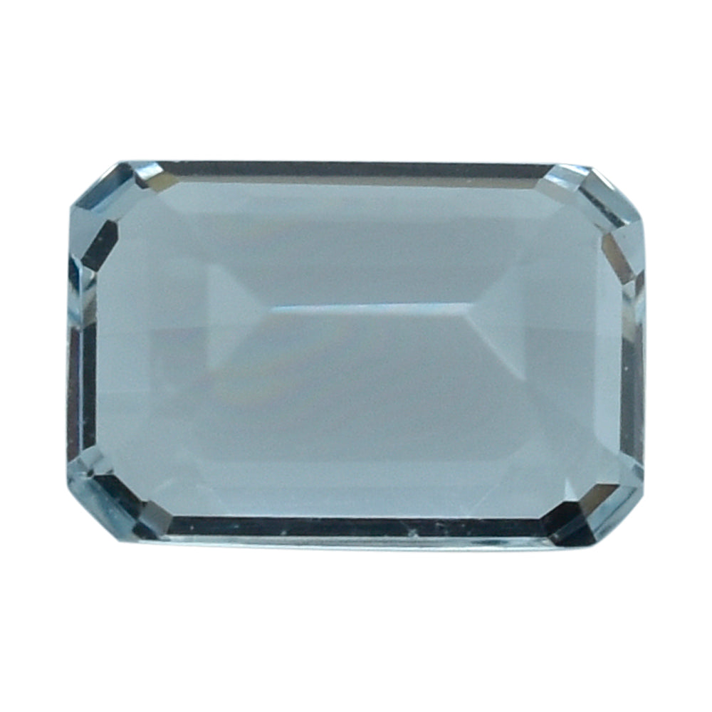 AQUAMARINE CUT OCTAGON (C) 6X4MM 0.53 Cts.